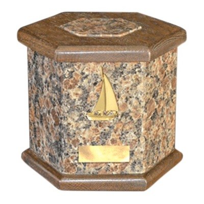 Antonio Dakota Mahogany Cremation Urn